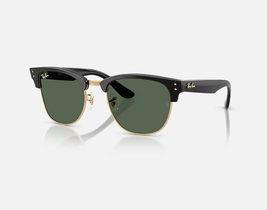 Ray-Ban RBR0504S Clubmaster Reverse 6677VR Polised Black on Arista