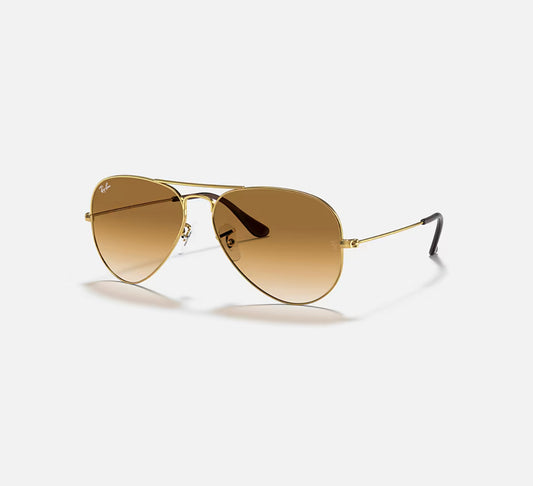 Ray-Ban RB3025 Aviator Gradient 001/51 Polished Arista Gold