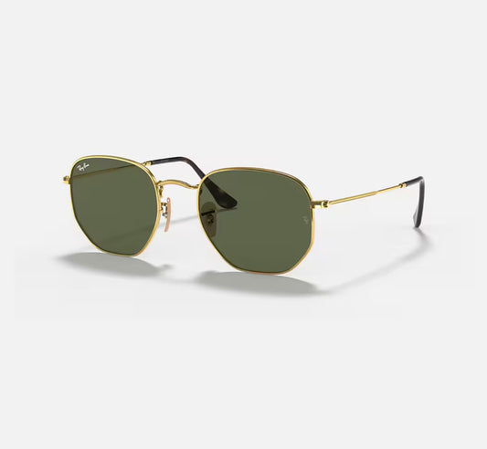 Ray-Ban RB3548N Hexagonal 001 Polished Arista Gold